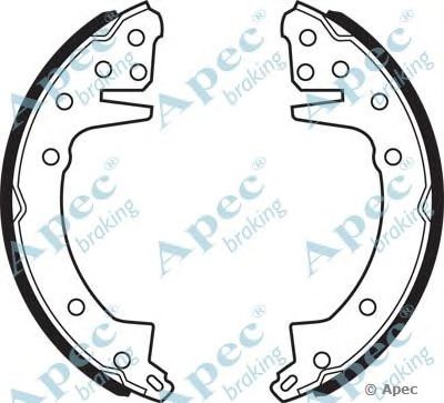 APEC BRAKING shu306 -  Комплект тормозных колодок